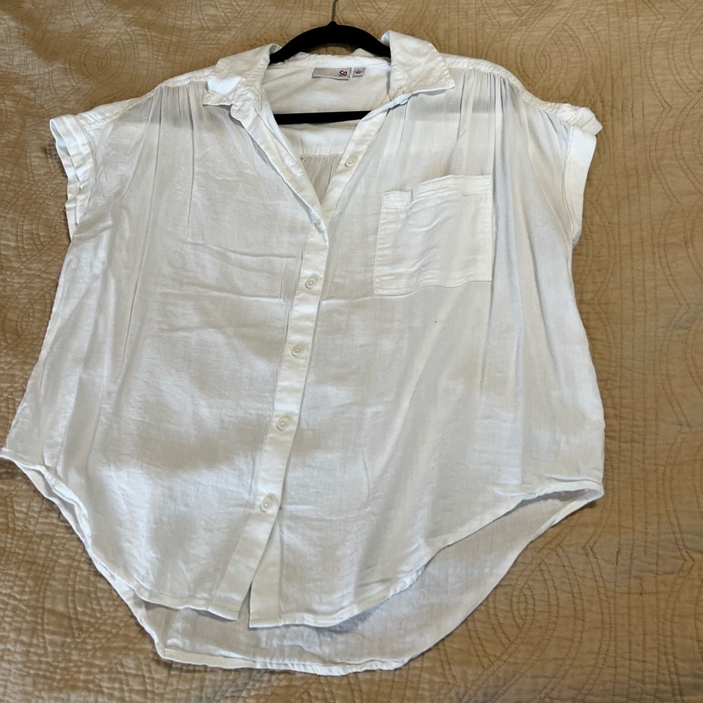 White button down